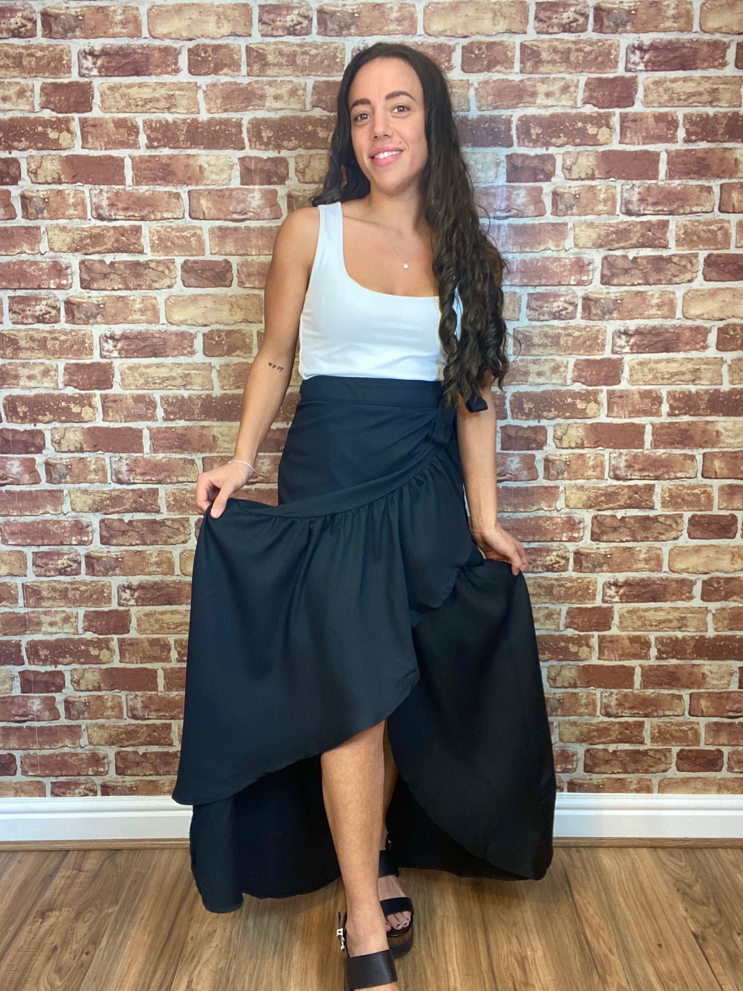 Flamingo Wrap Skirt