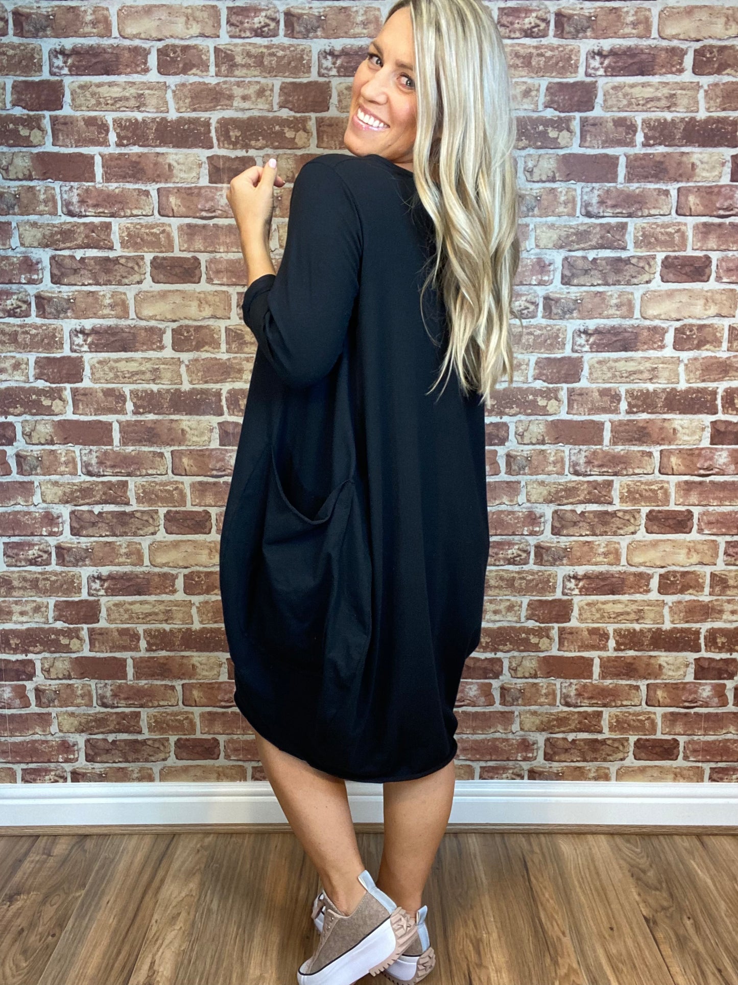 All Shook Up Dress#colour_black