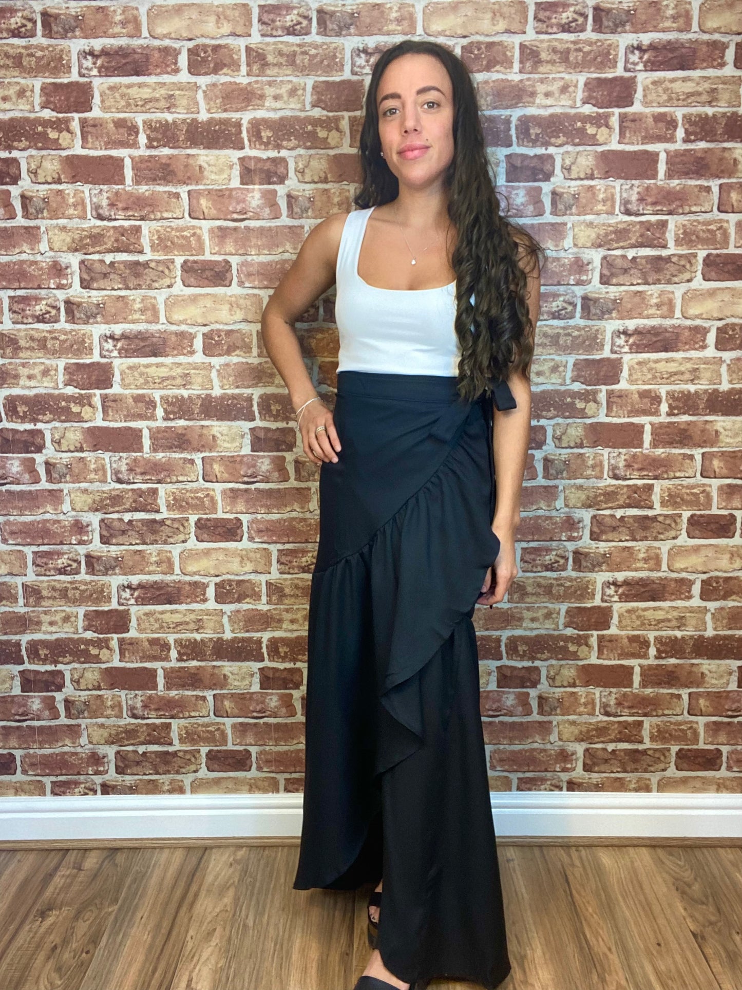 Flamingo Wrap Skirt