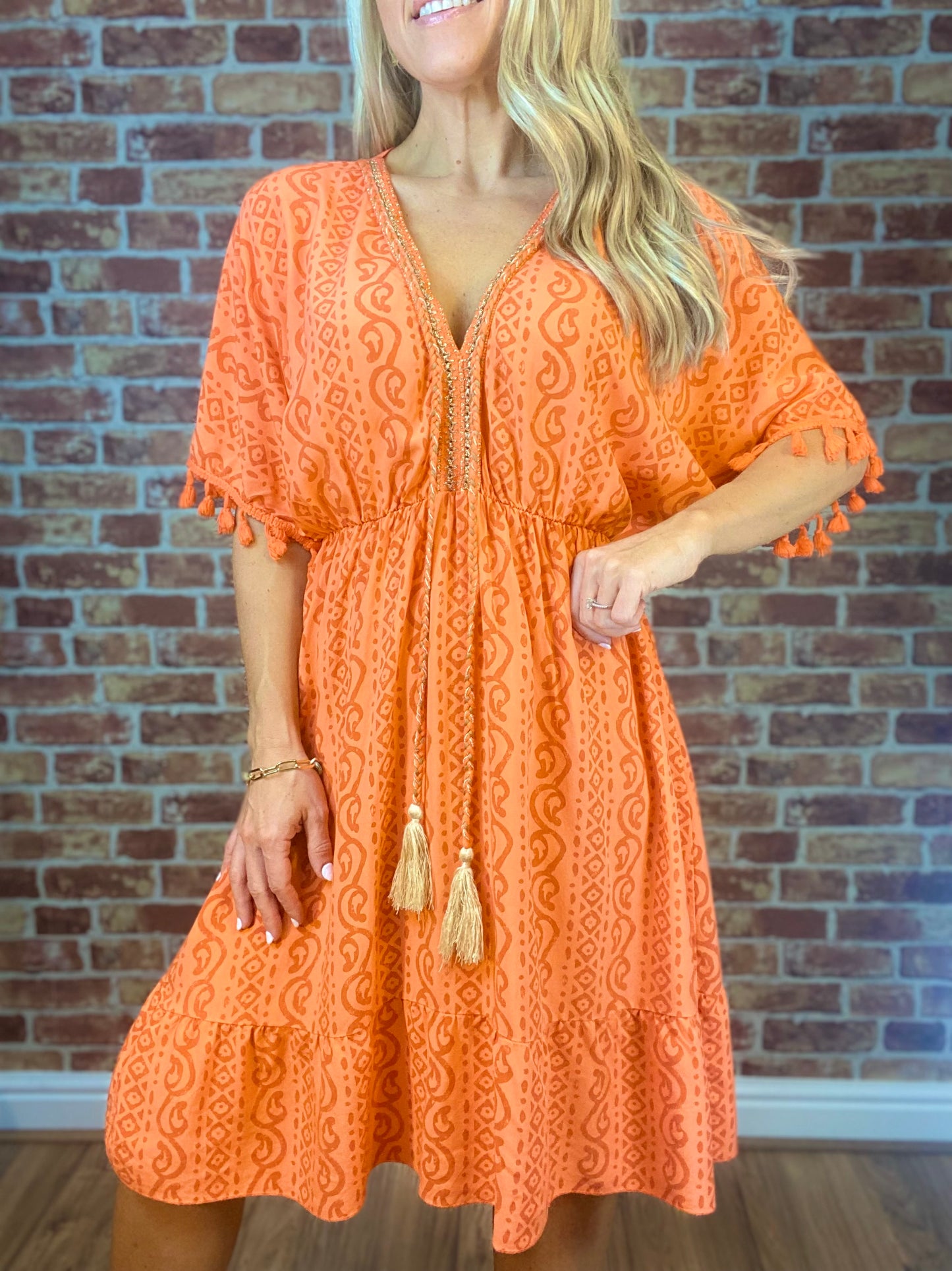 Morocco Gold Dress