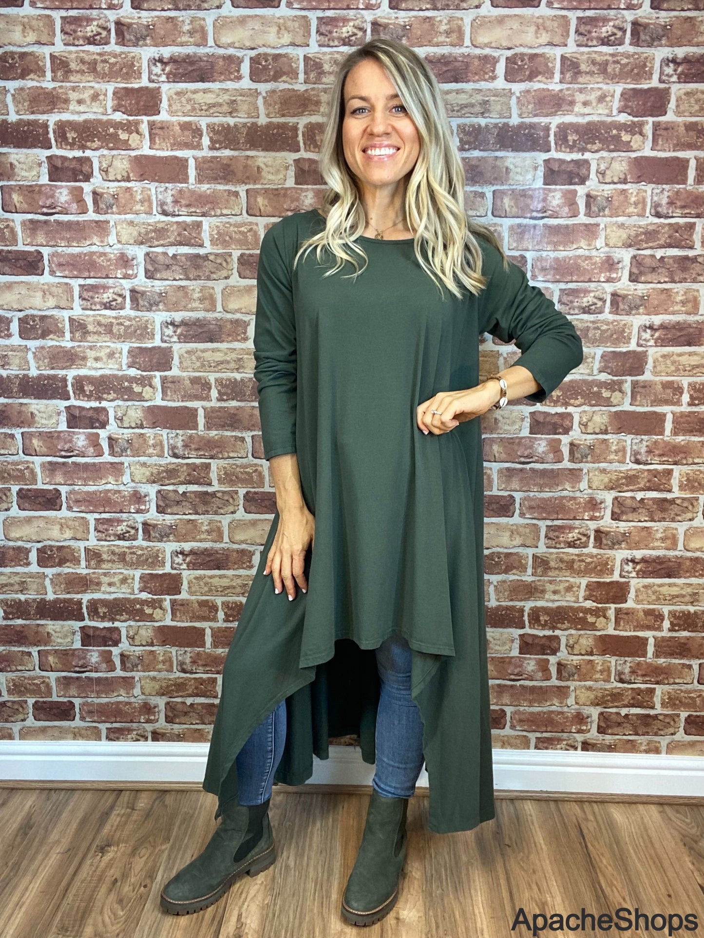 High- Low Flare Dress