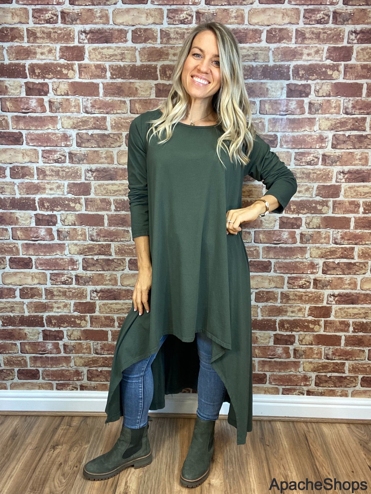 High- Low Flare Dress