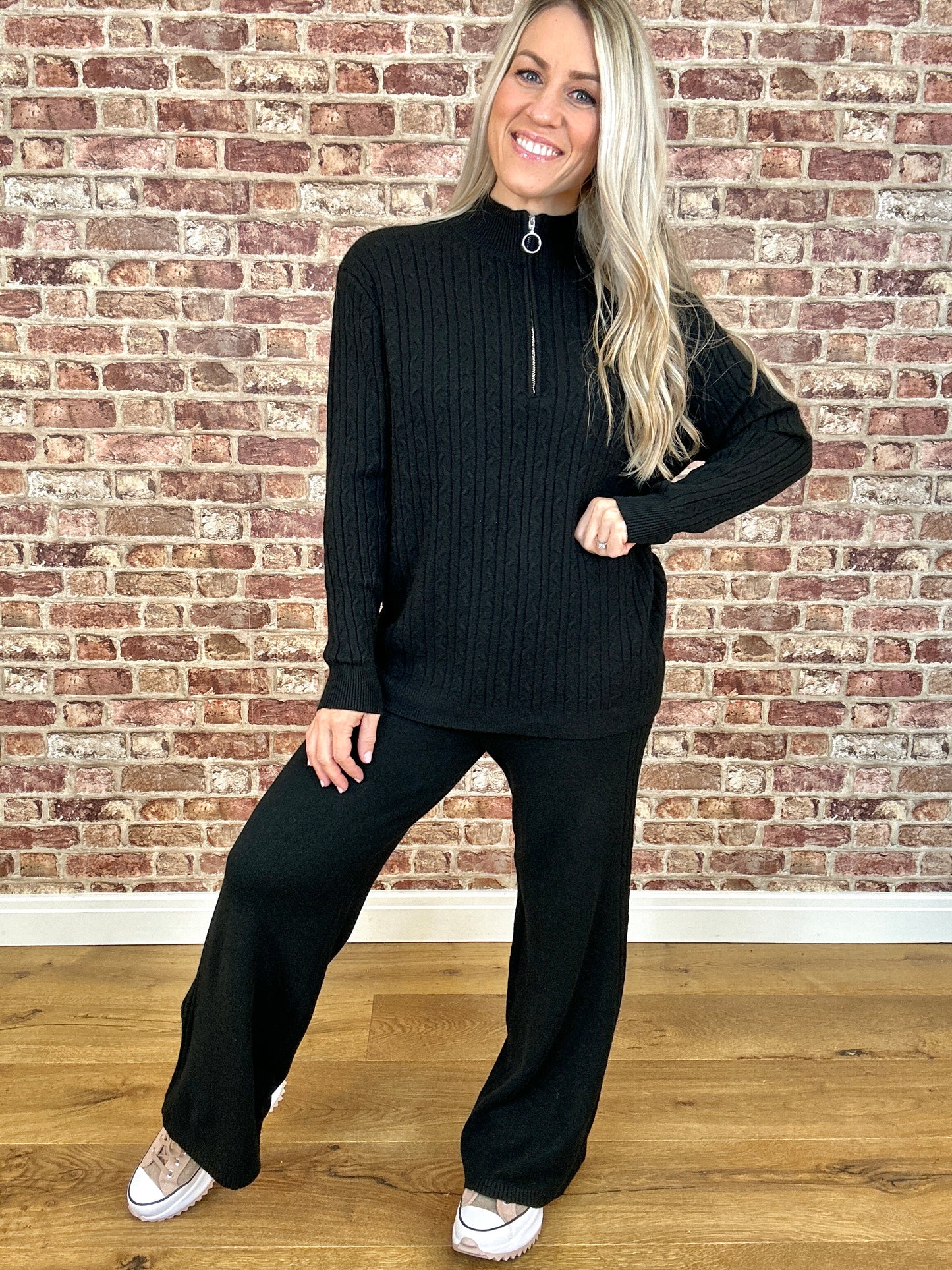 Cable Knit Suit