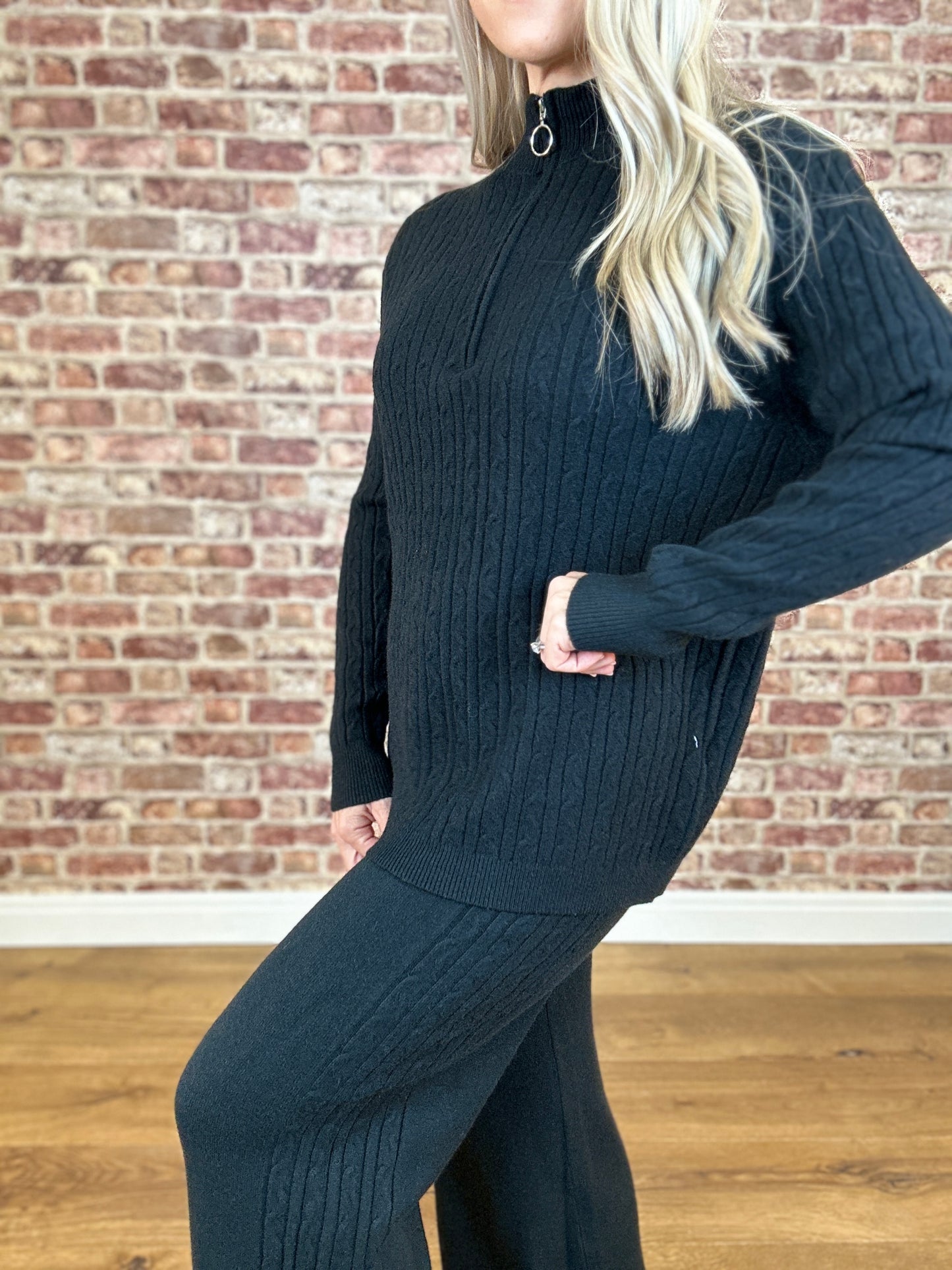 Cable Knit Suit