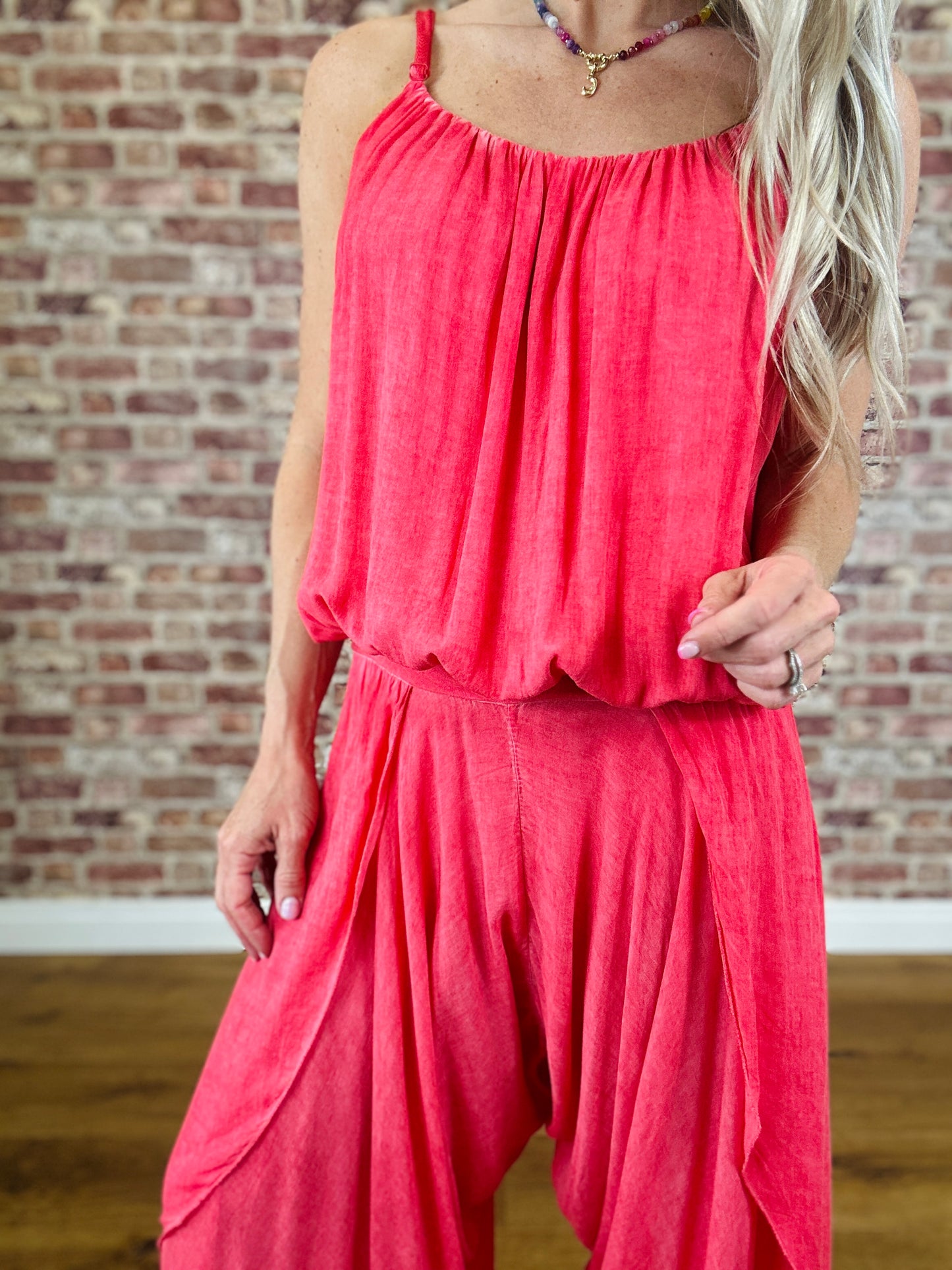 Blue Eyed Lisa Romper