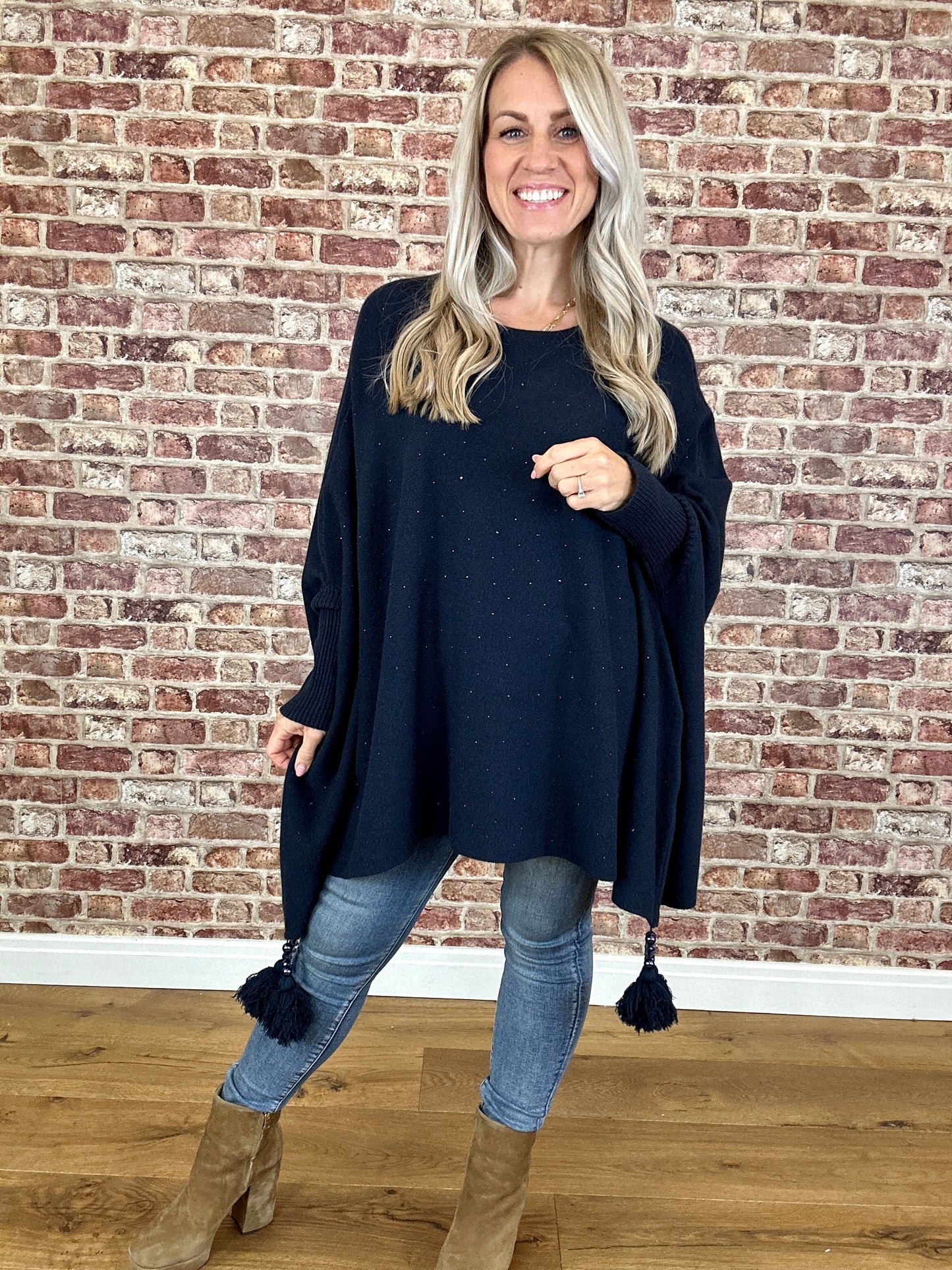 Dreamer Tassel Modal Poncho