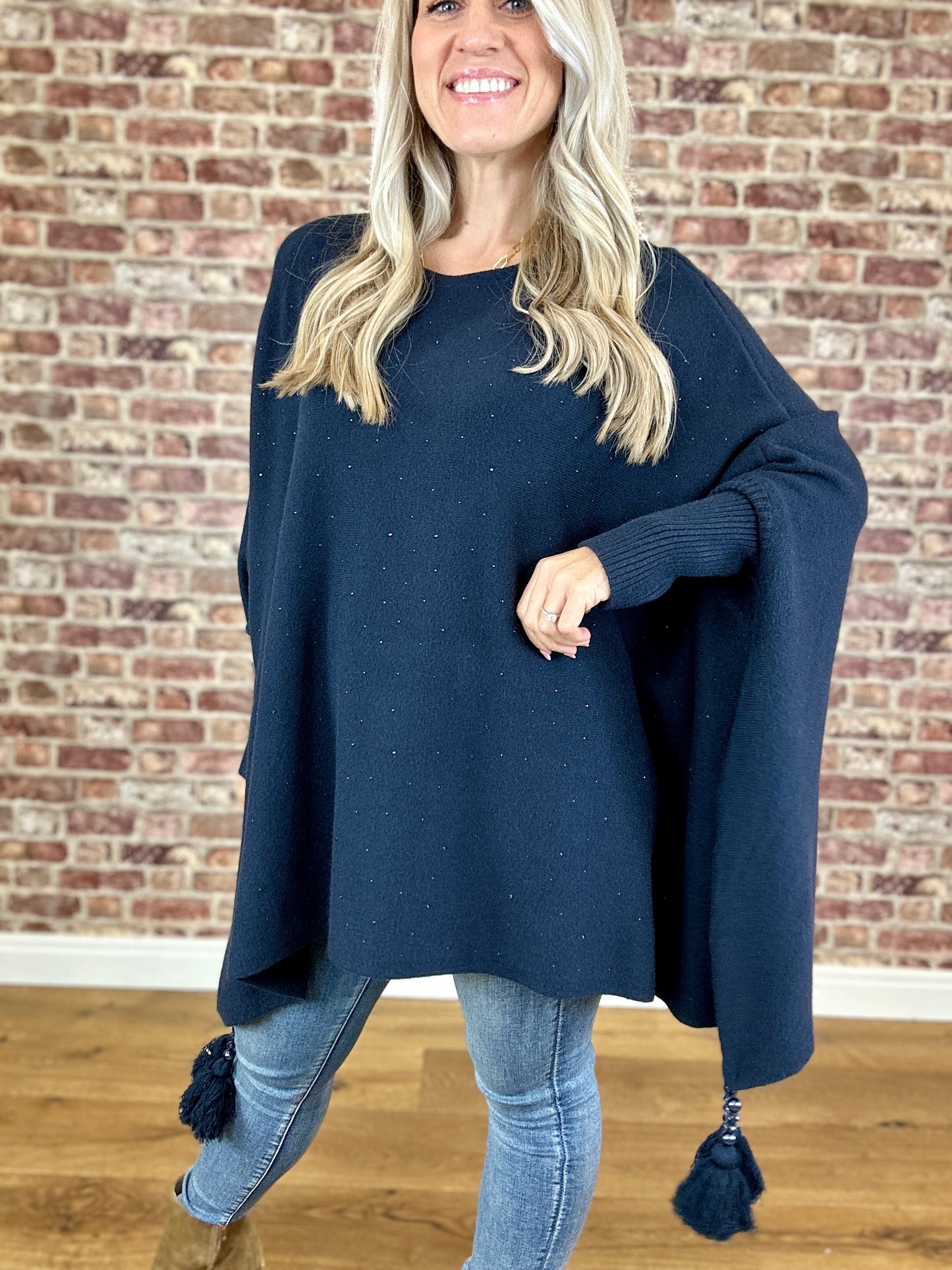 Dreamer Tassel Modal Poncho
