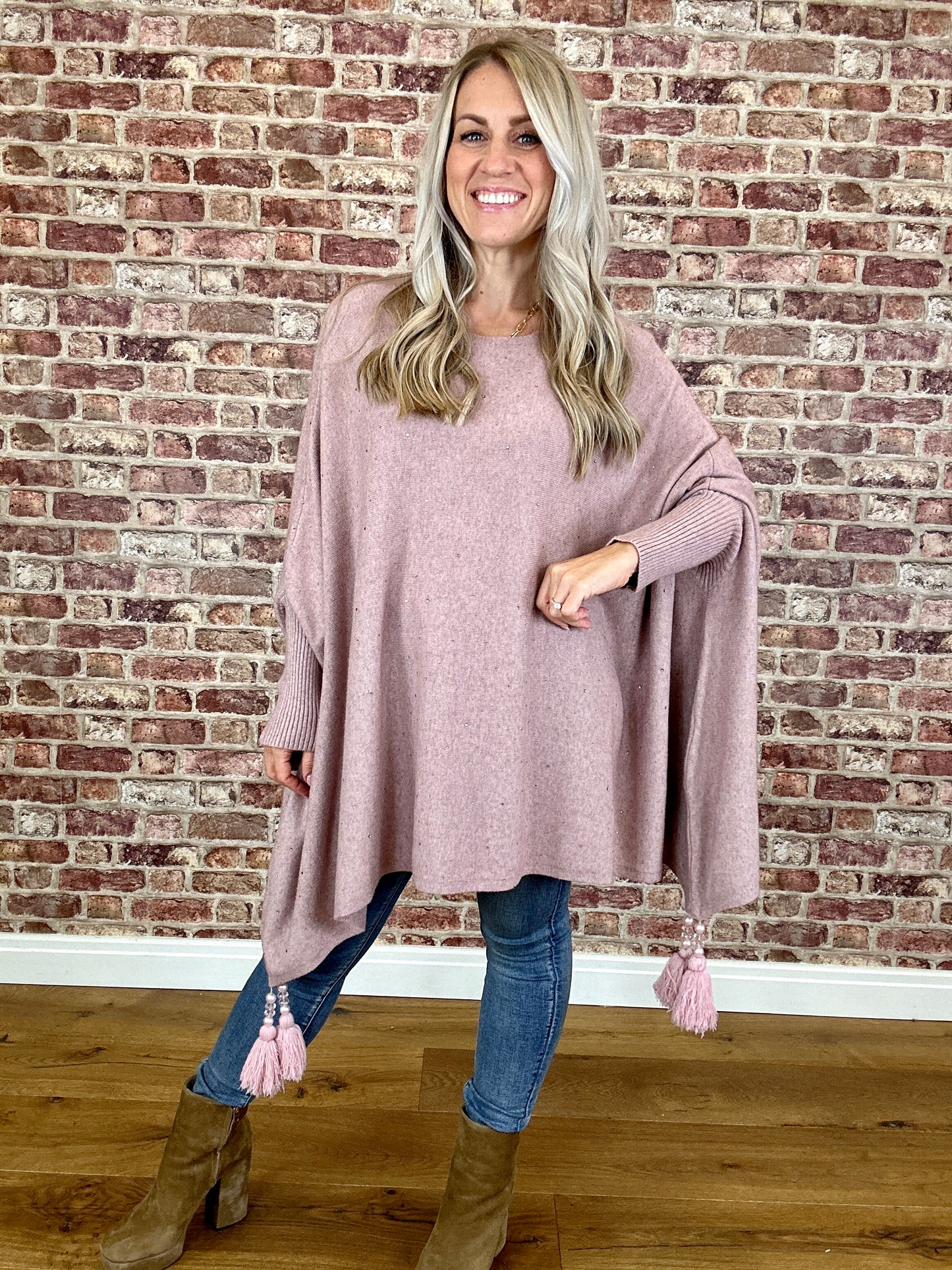 Dreamer Tassel Modal Poncho