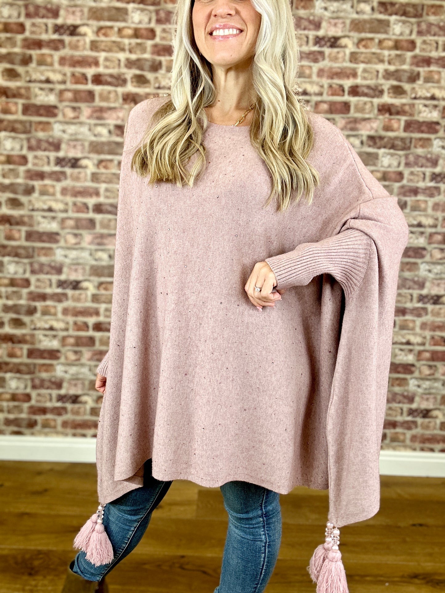 Dreamer Tassel Modal Poncho