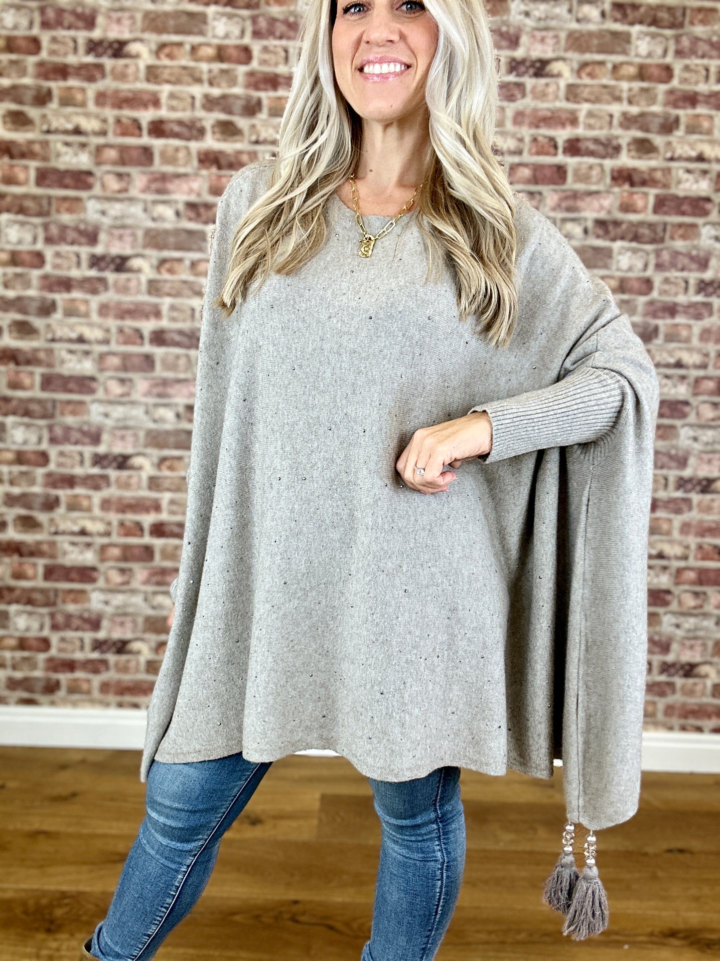 Dreamer Tassel Modal Poncho
