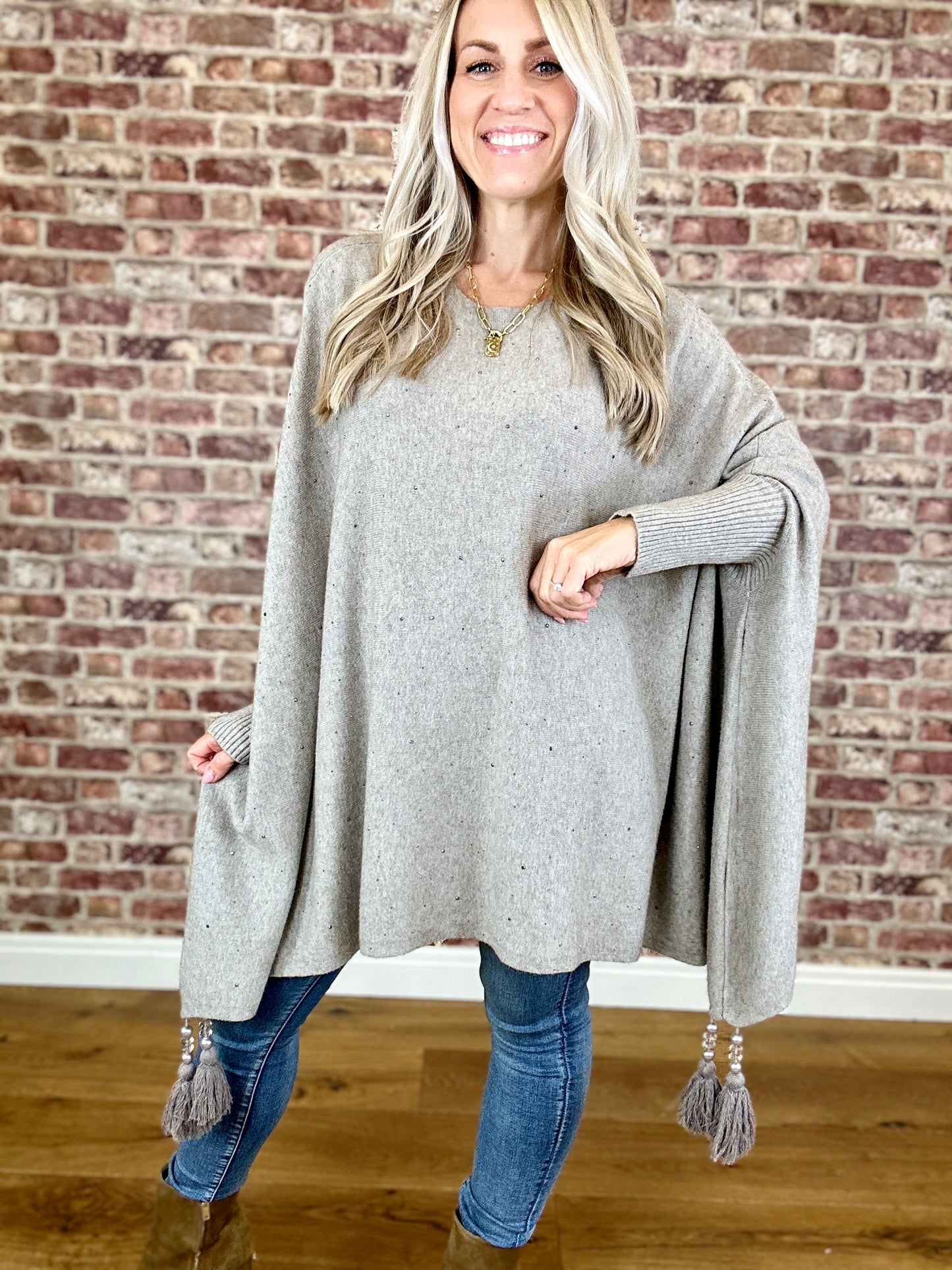 Dreamer Tassel Modal Poncho