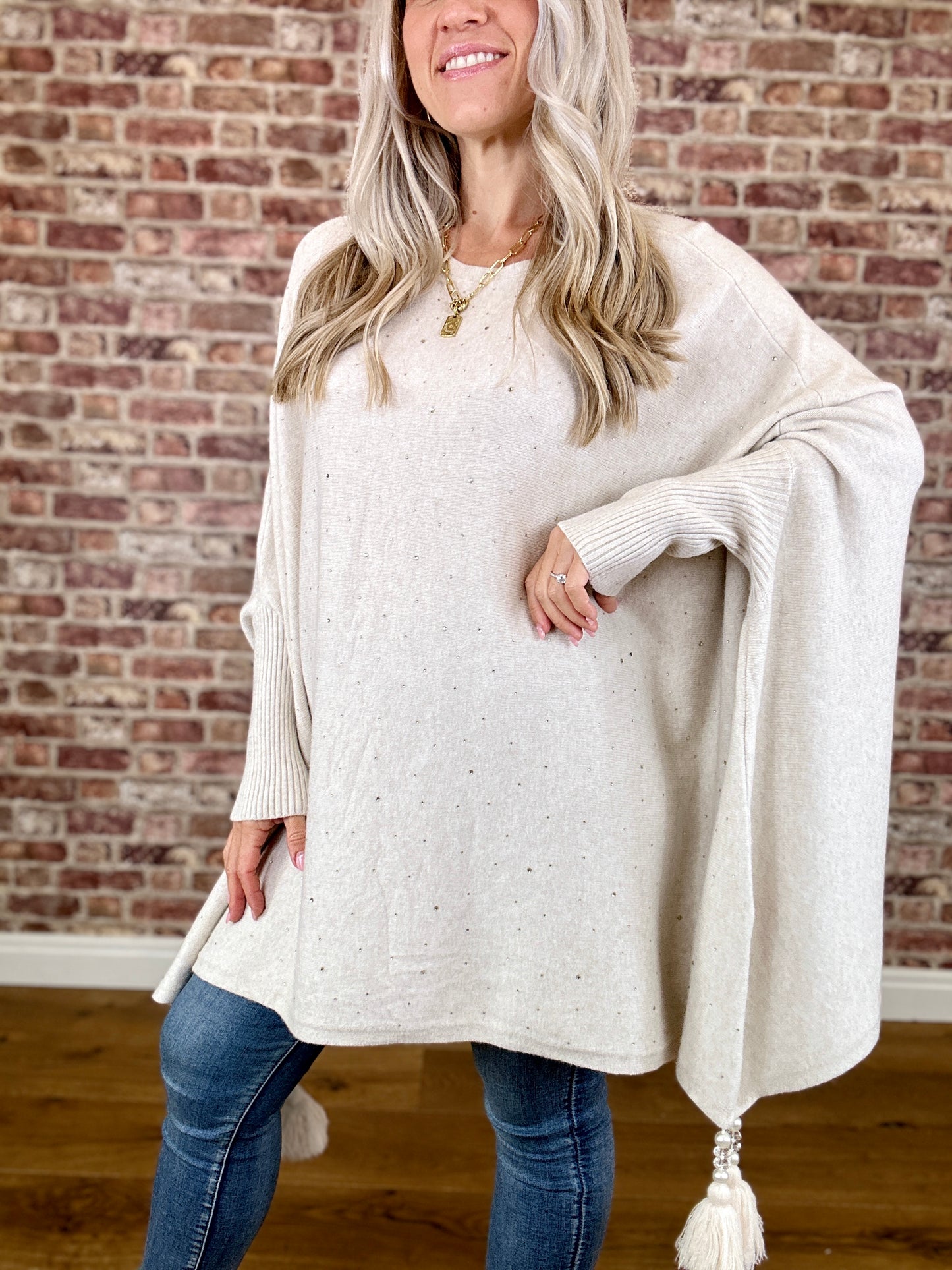 Dreamer Tassel Modal Poncho