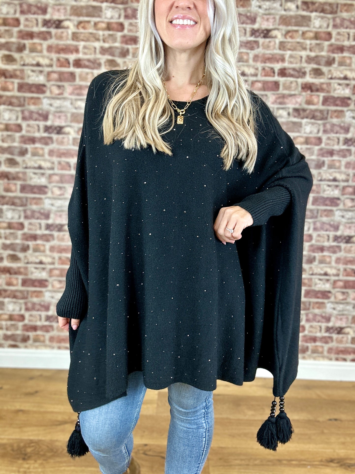 Dreamer Tassel Modal Poncho