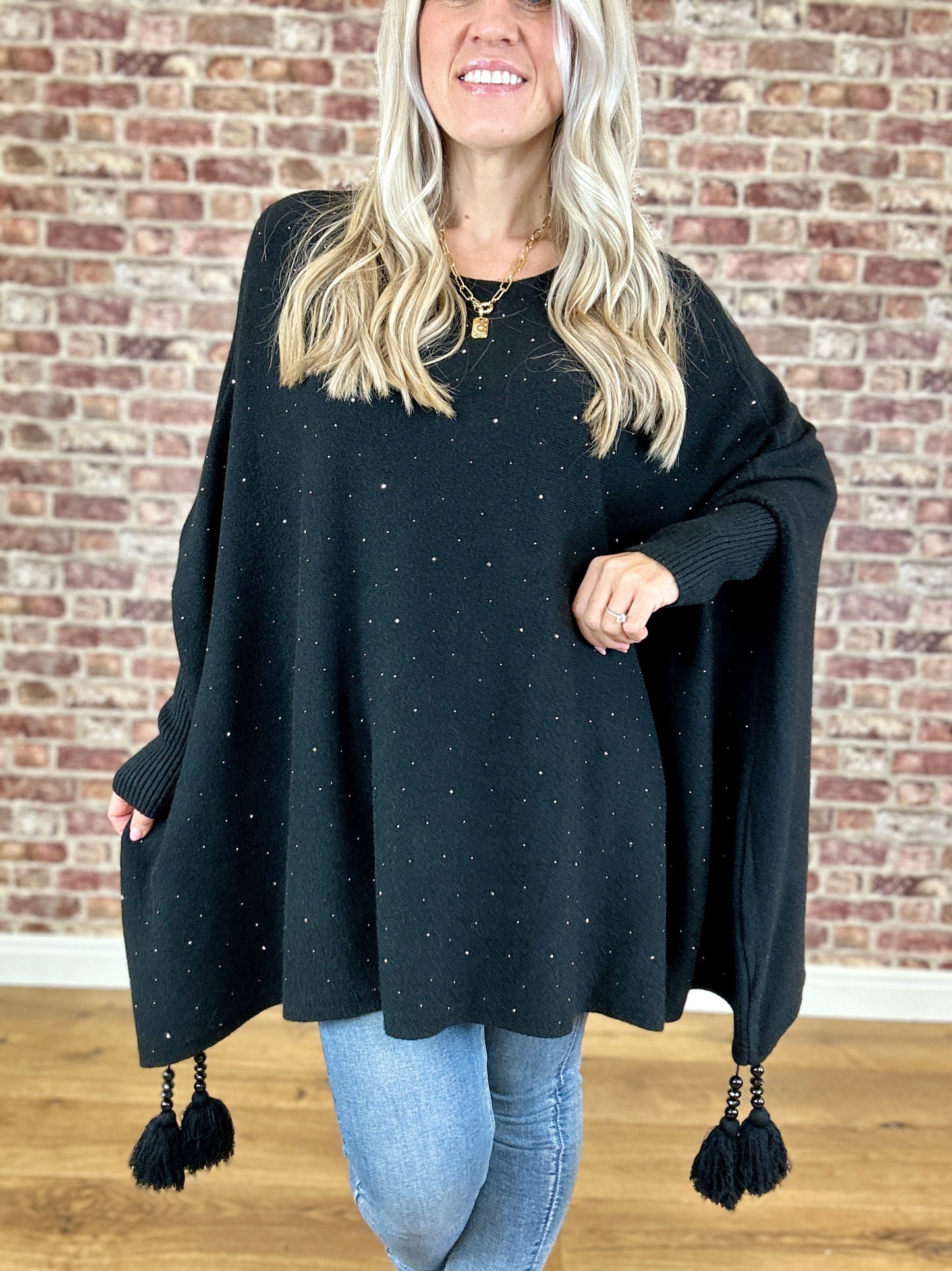 Dreamer Tassel Modal Poncho