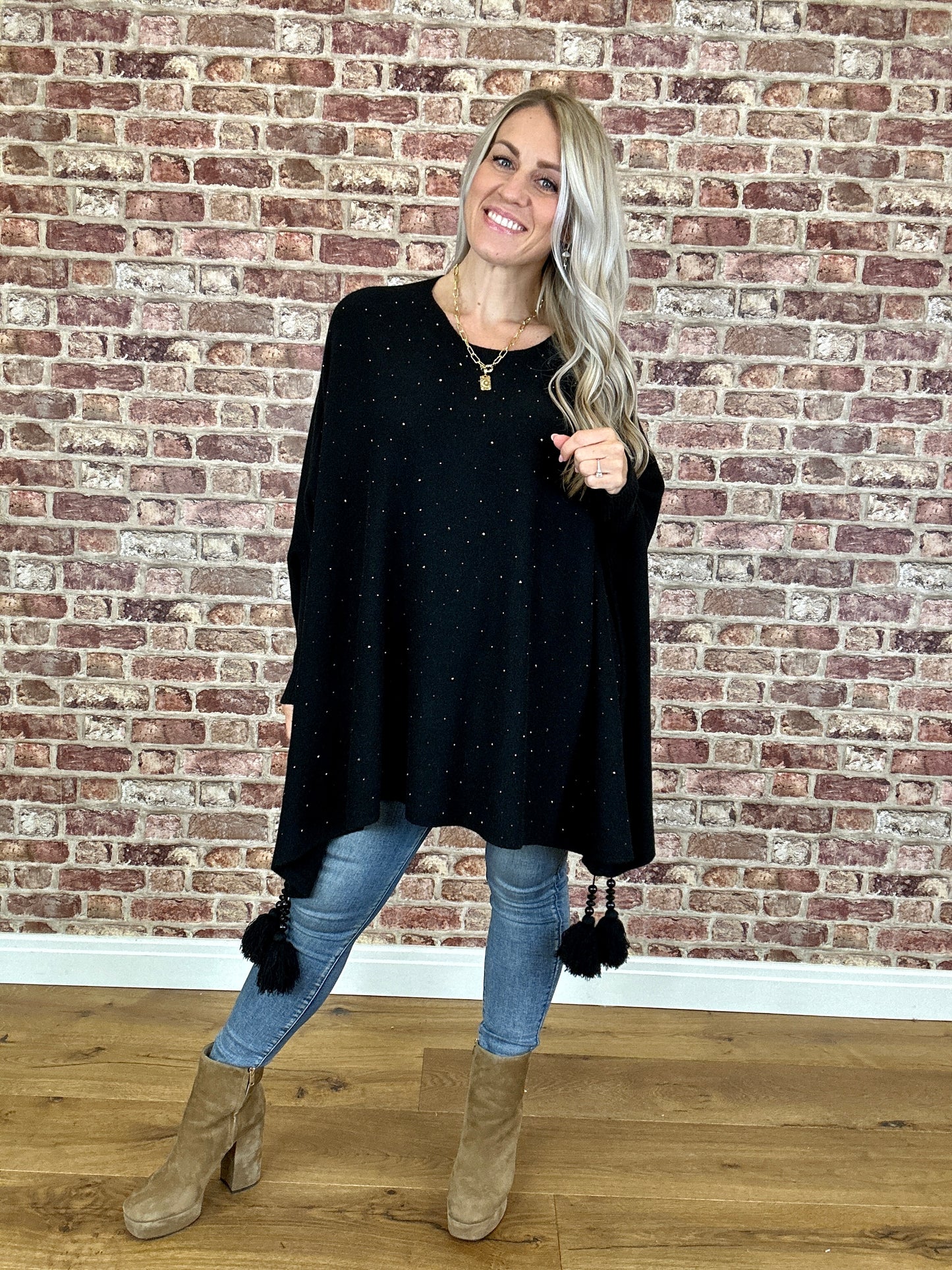 Dreamer Tassel Modal Poncho
