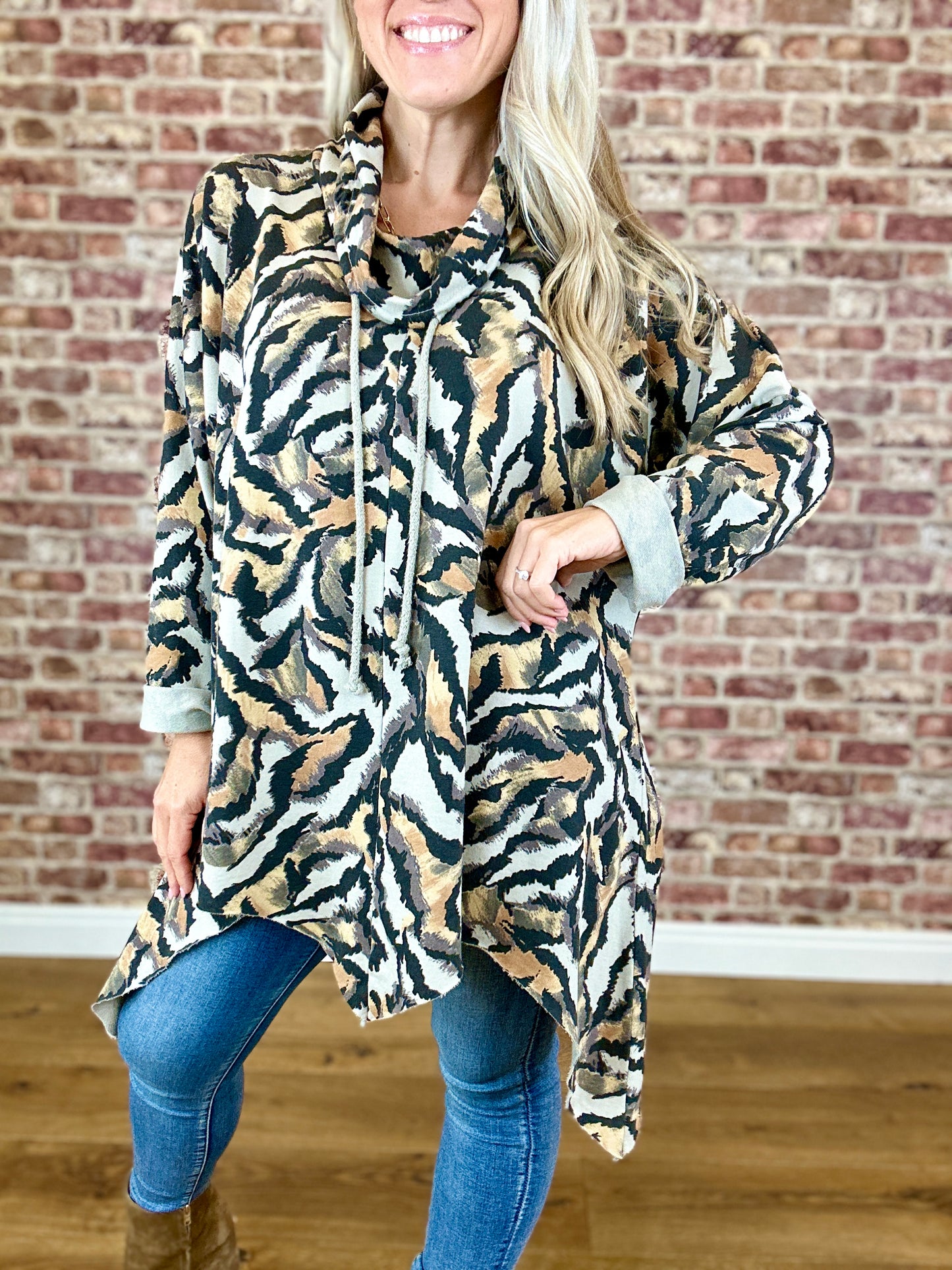 Hear Me Roar Tunic Top