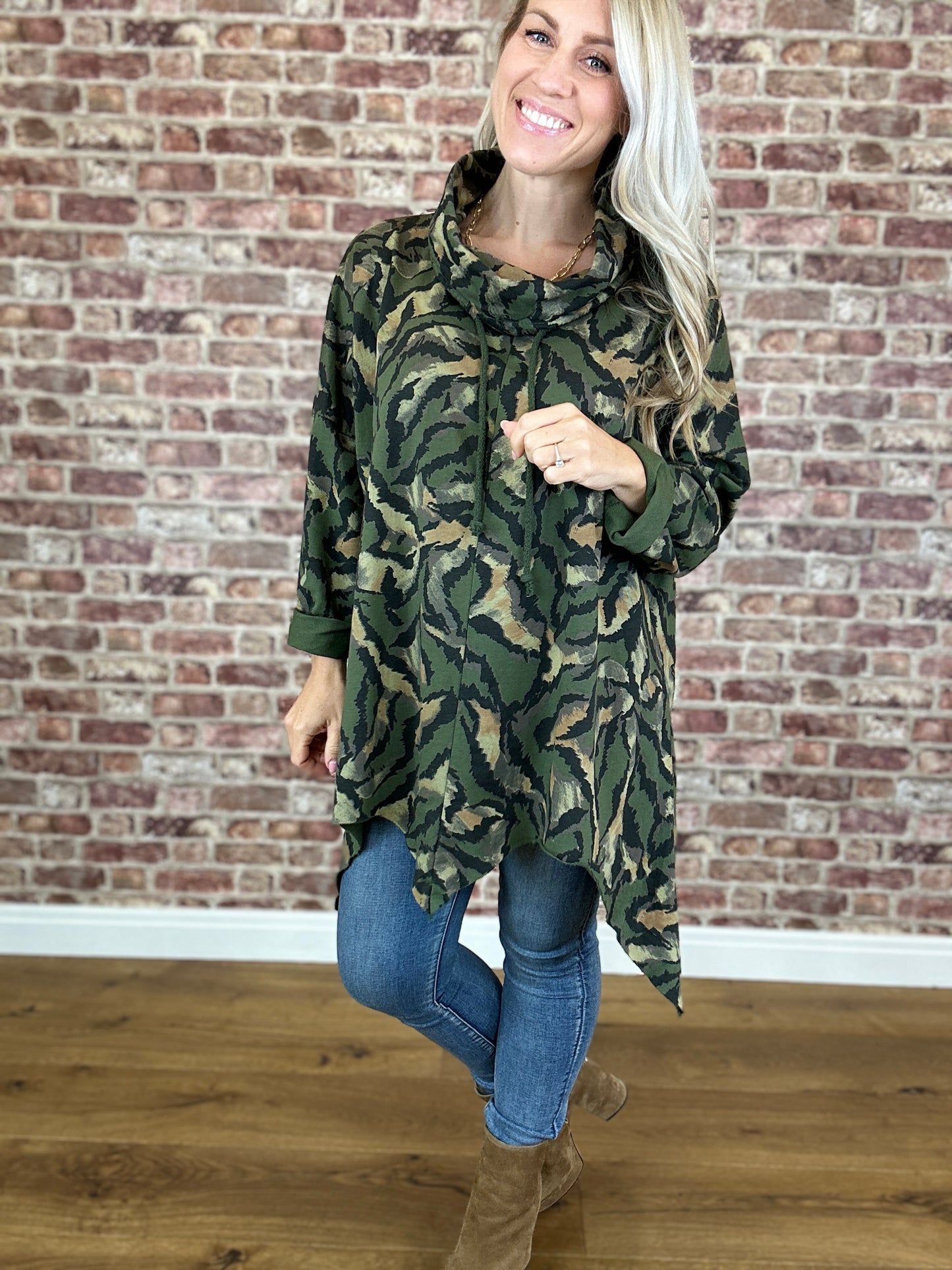 Hear Me Roar Tunic Top