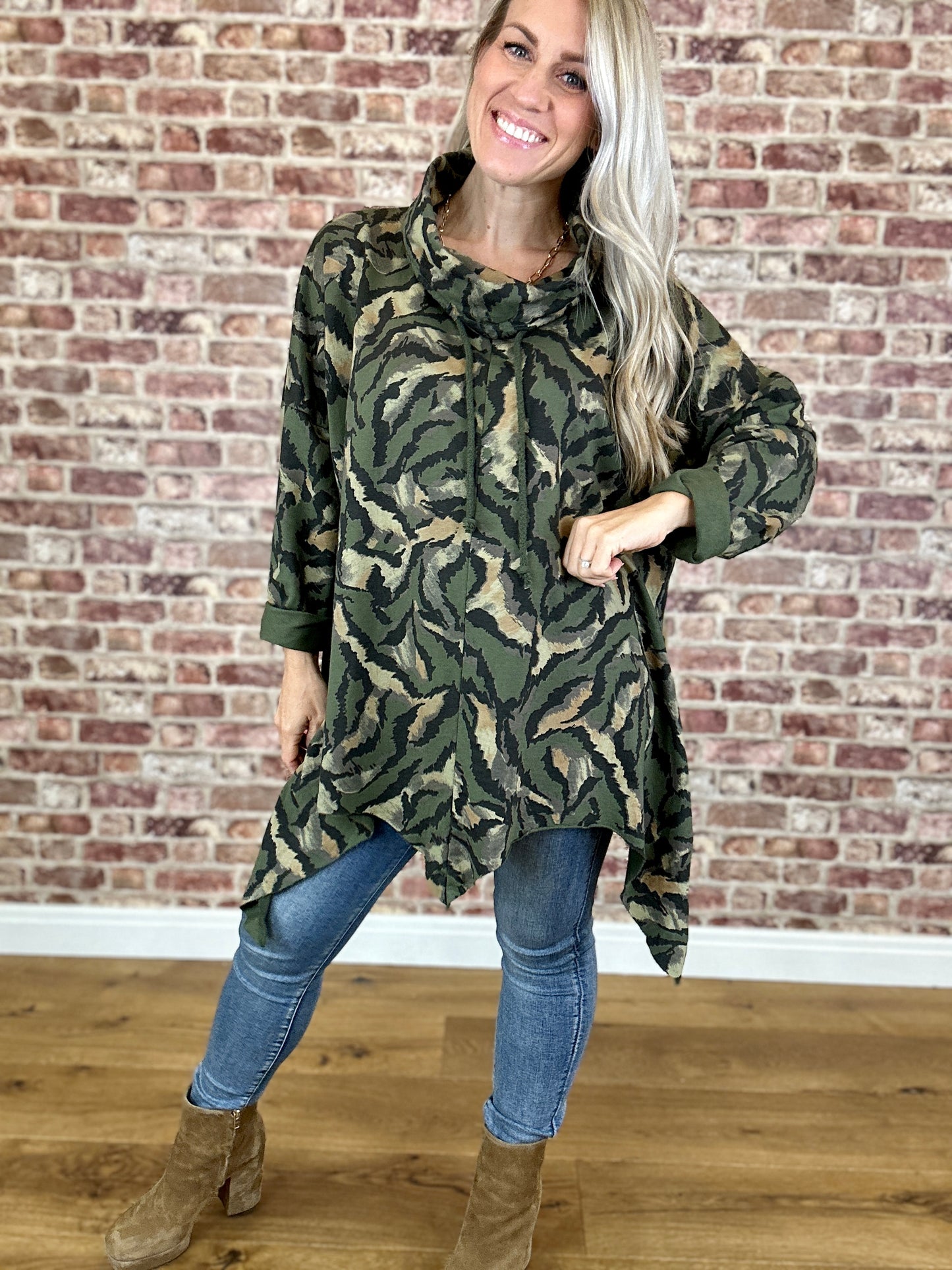 Hear Me Roar Tunic Top
