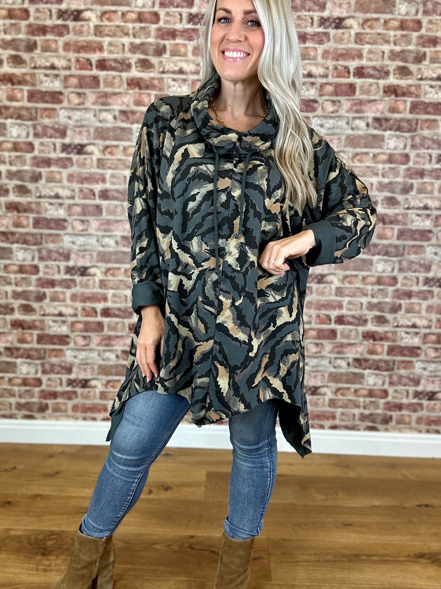 Hear Me Roar Tunic Top