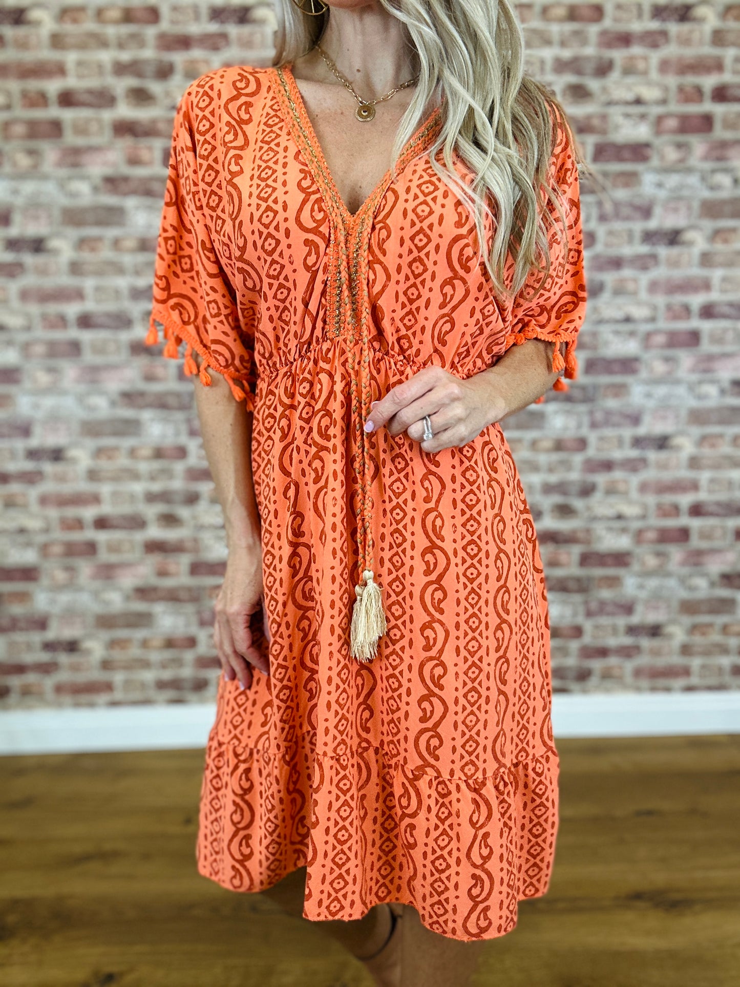 Morocco Gold Dress