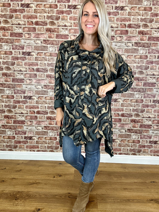 Hear Me Roar Tunic Top