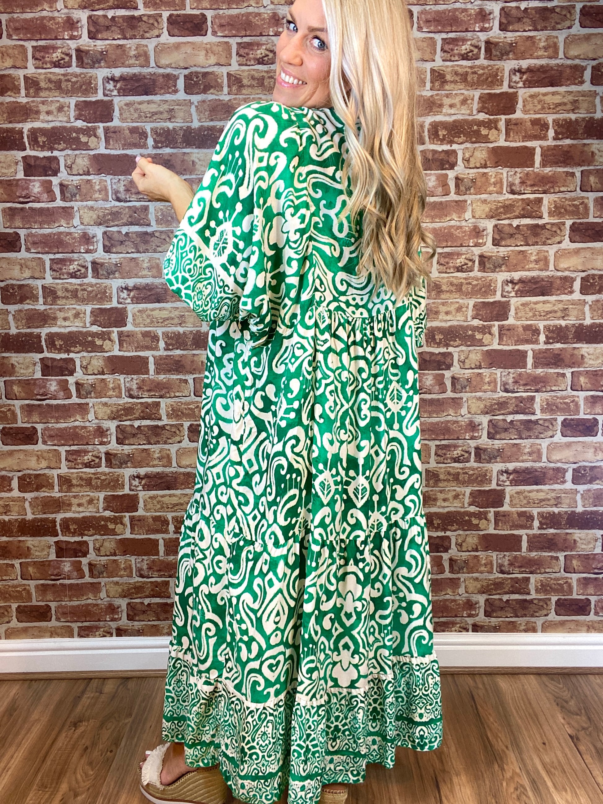 Palm Springs Dress#colour_emerald