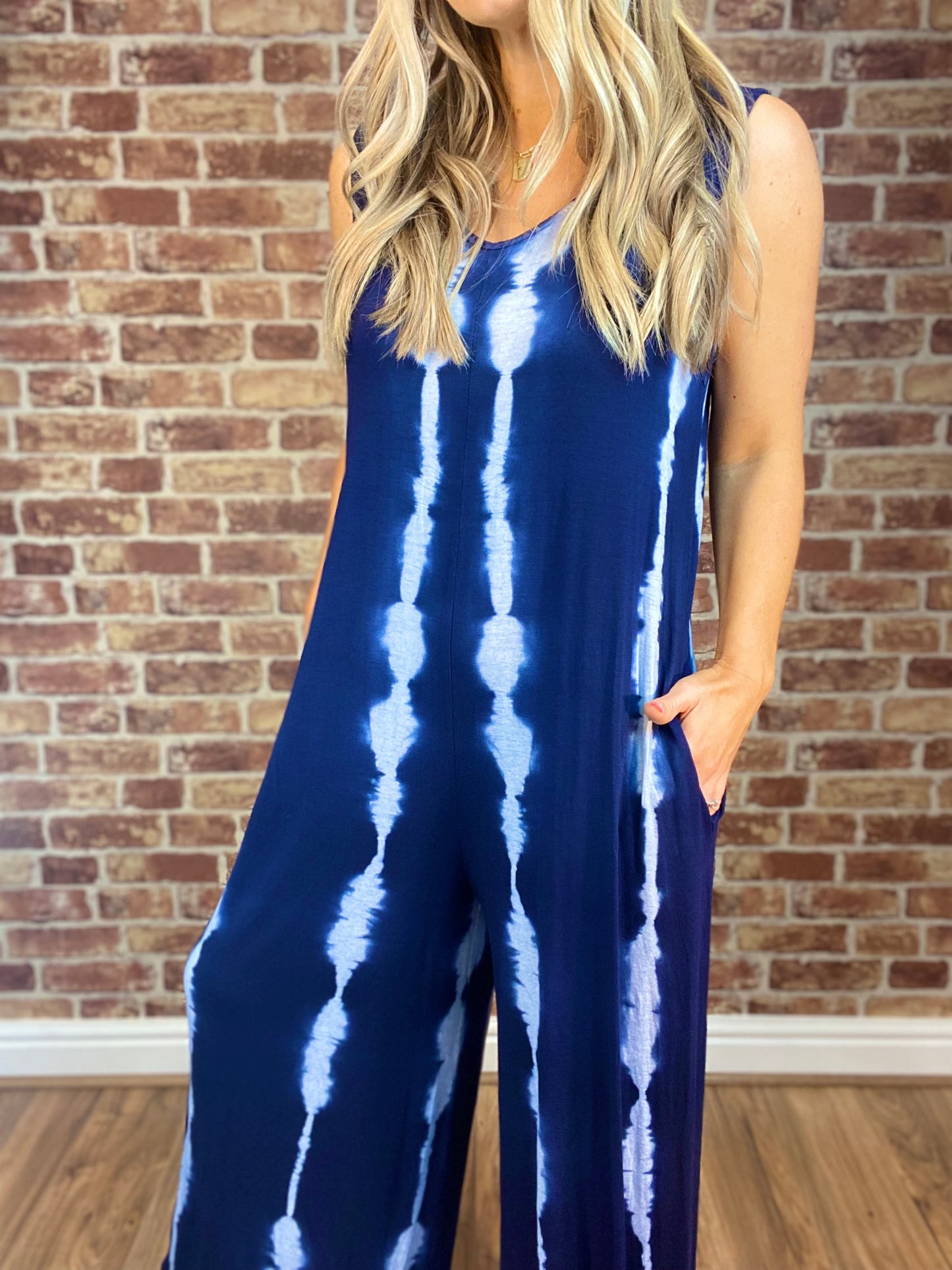 Tie Dye Slinky Jumpsuit