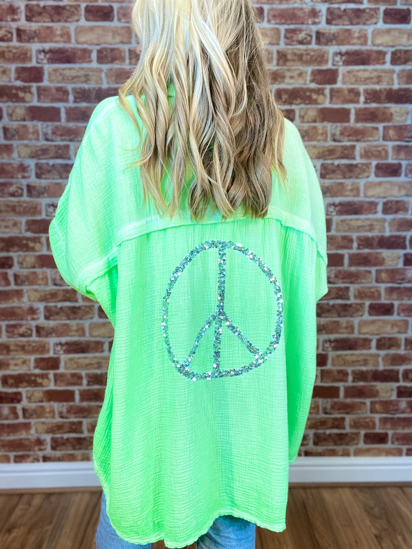 Peace Out Waffle Shirt