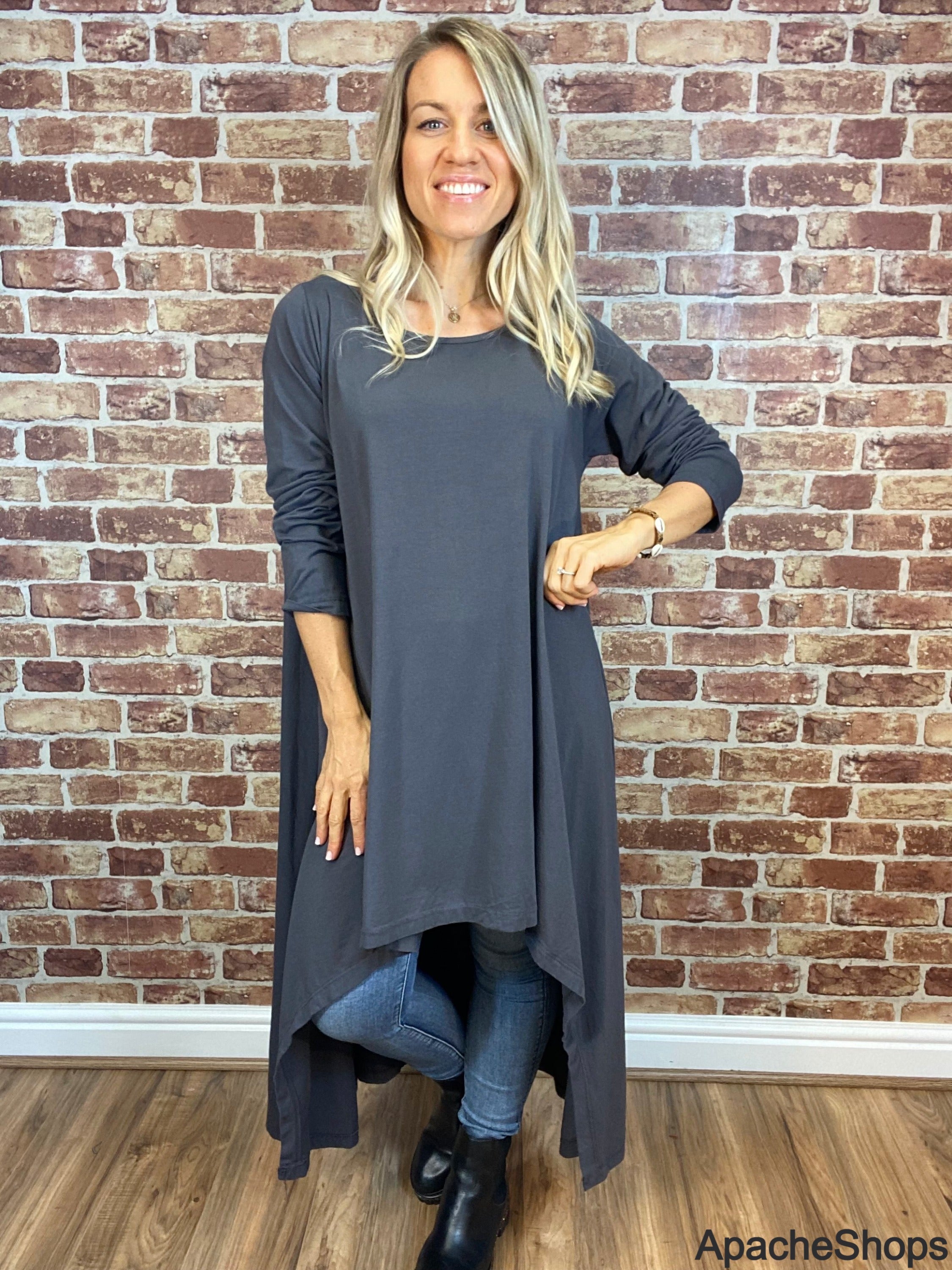 High low hotsell flare dress