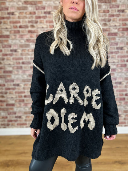 Carpe Diem Chunky Knit Jumper