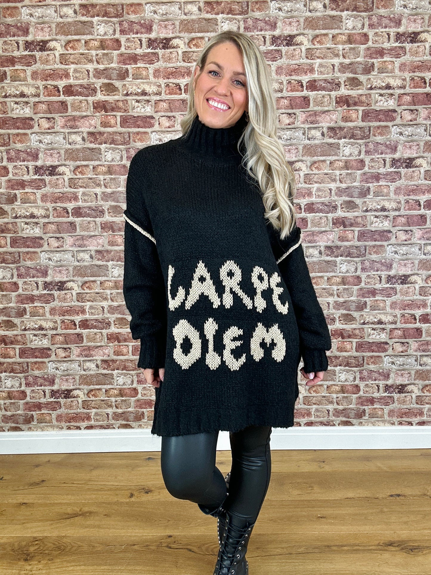 Carpe Diem Chunky Knit Jumper