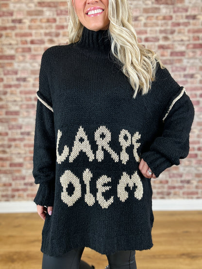 Carpe Diem Chunky Knit Jumper