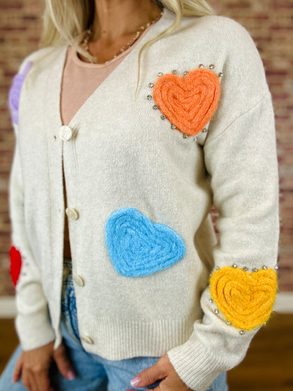 Heart On A Sleeve Cardy