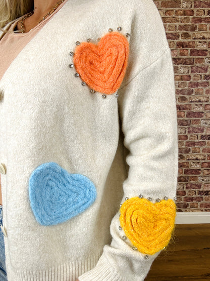 Heart On A Sleeve Cardy