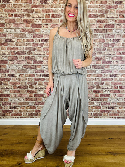 Blue Eyed Lisa Romper