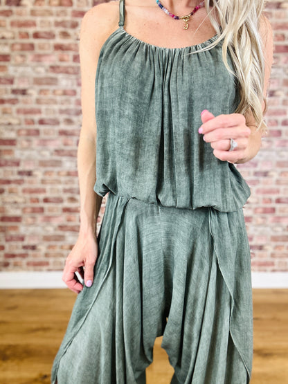 Blue Eyed Lisa Romper