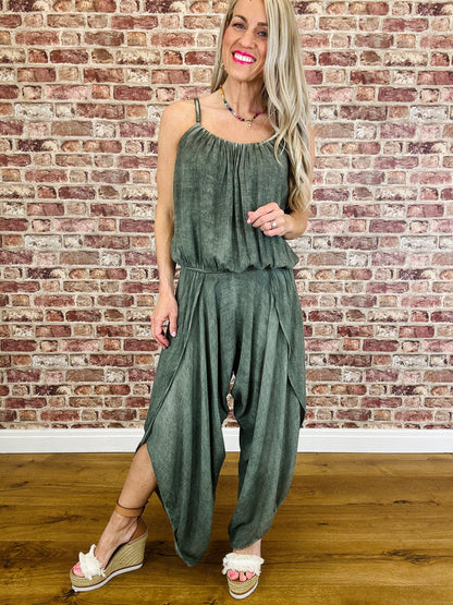 Blue Eyed Lisa Romper