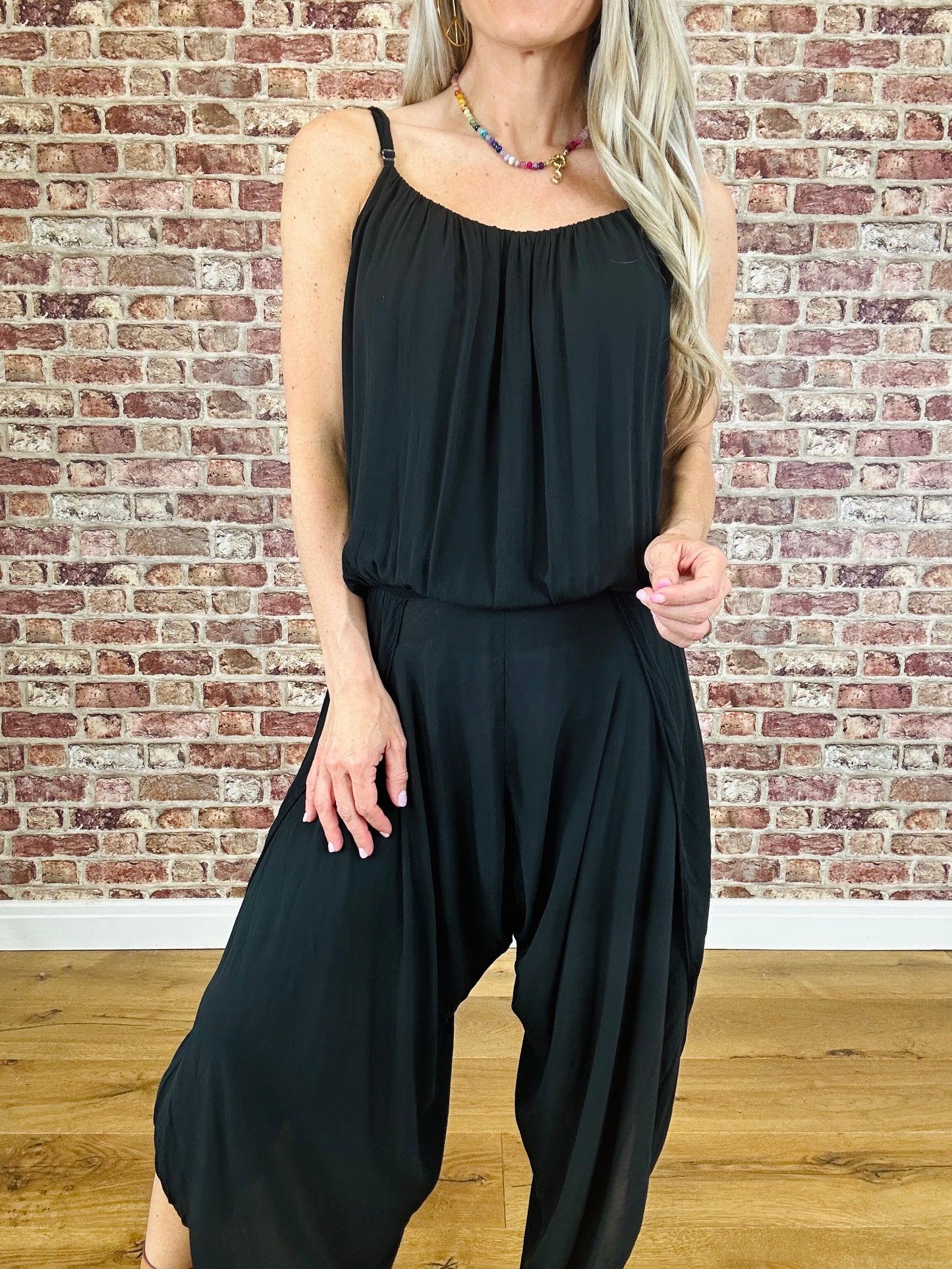 Blue Eyed Lisa Romper