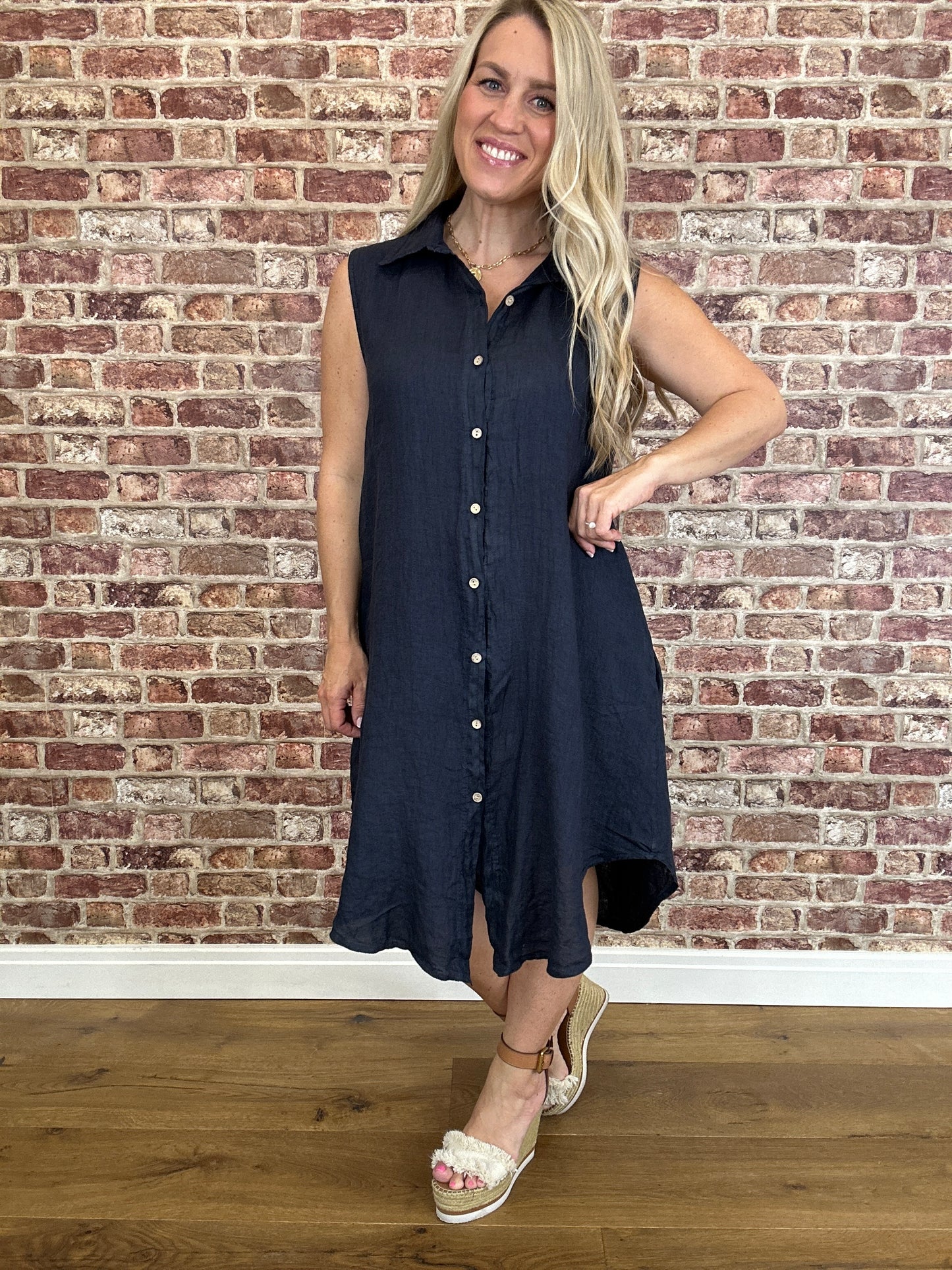 Neptune Linen Dress