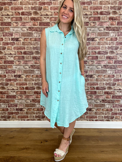 Neptune Linen Dress