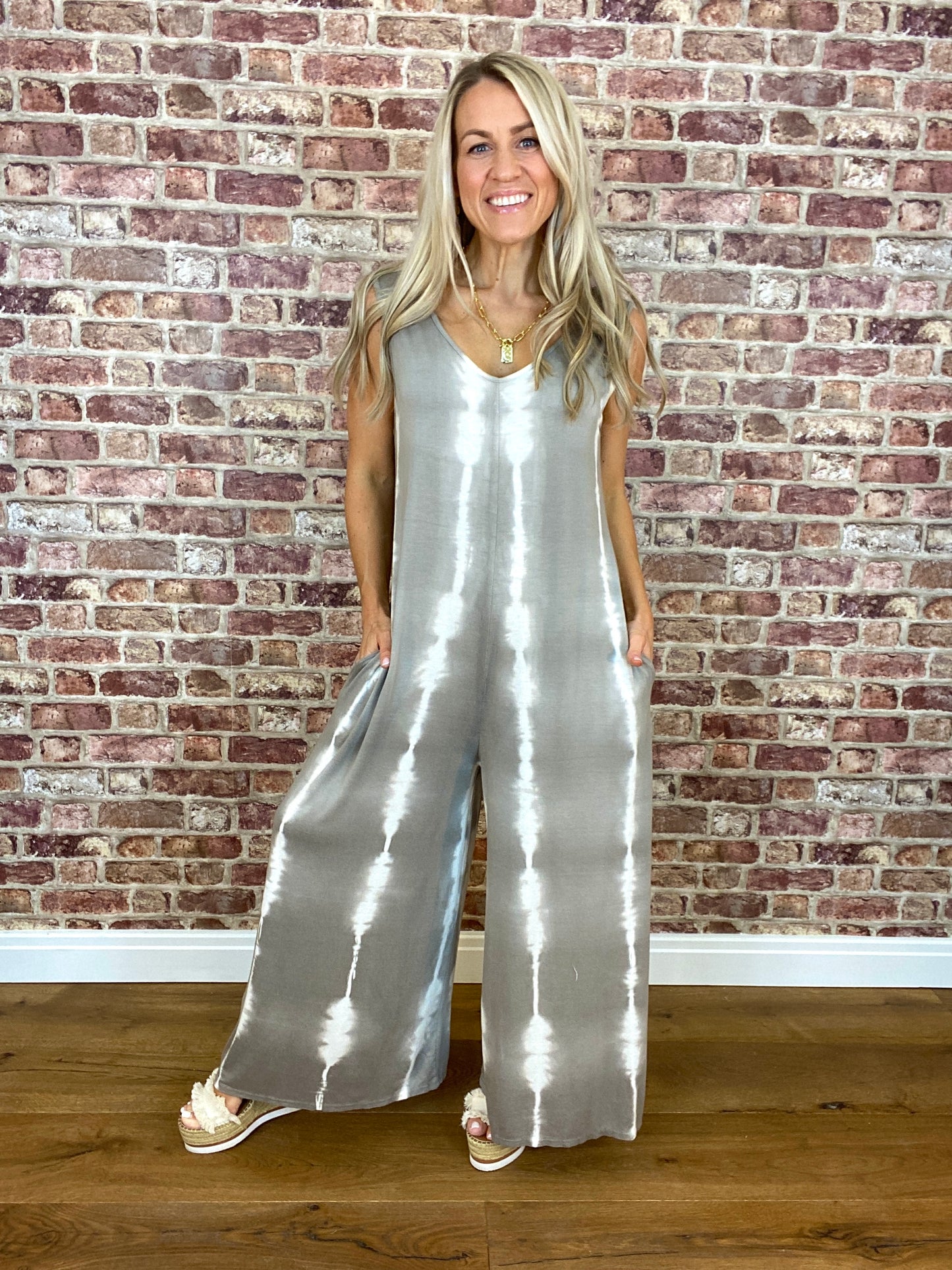 Tie Dye Slinky Jumpsuit