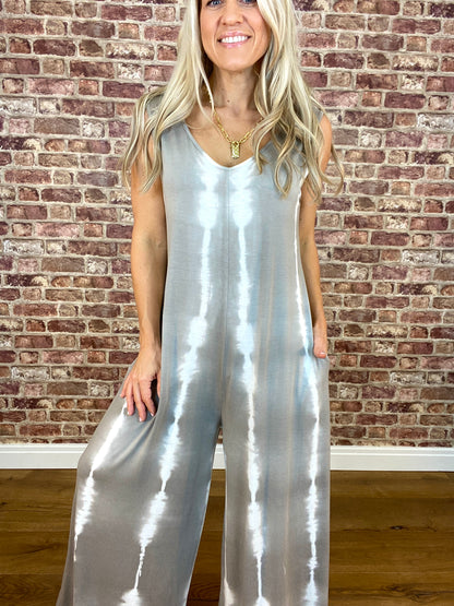 Tie Dye Slinky Jumpsuit