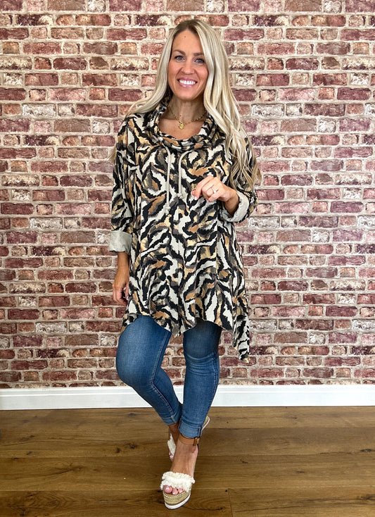 Hear Me Roar Tunic Top