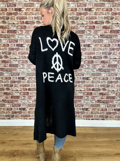 Love The Peace Cardigan