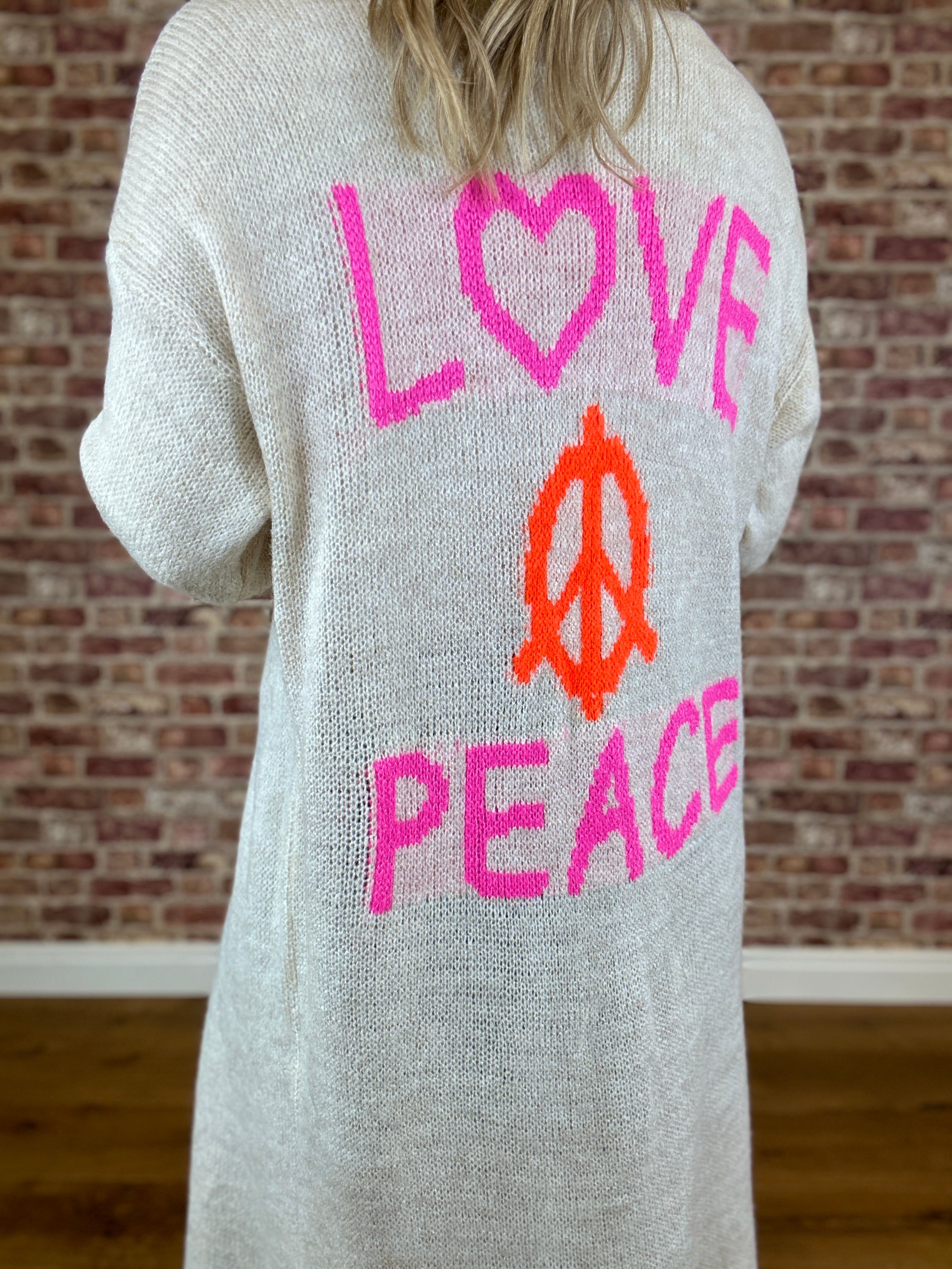 Gilet peace best sale n love