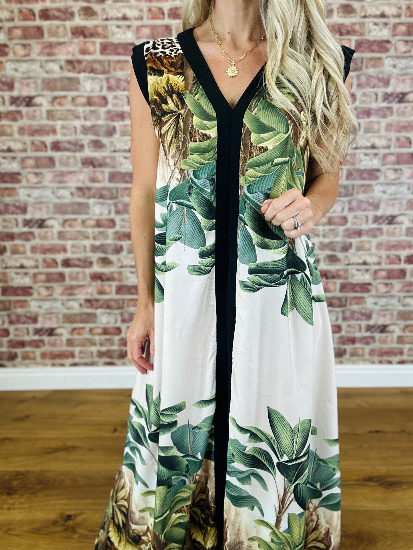 Rainforest Dress ~ Beige