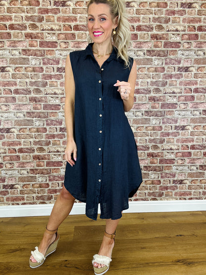 Neptune Italian Linen Dress