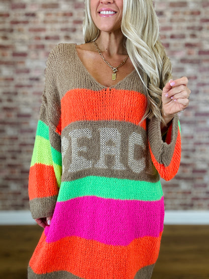 Peace Out Knit Dress