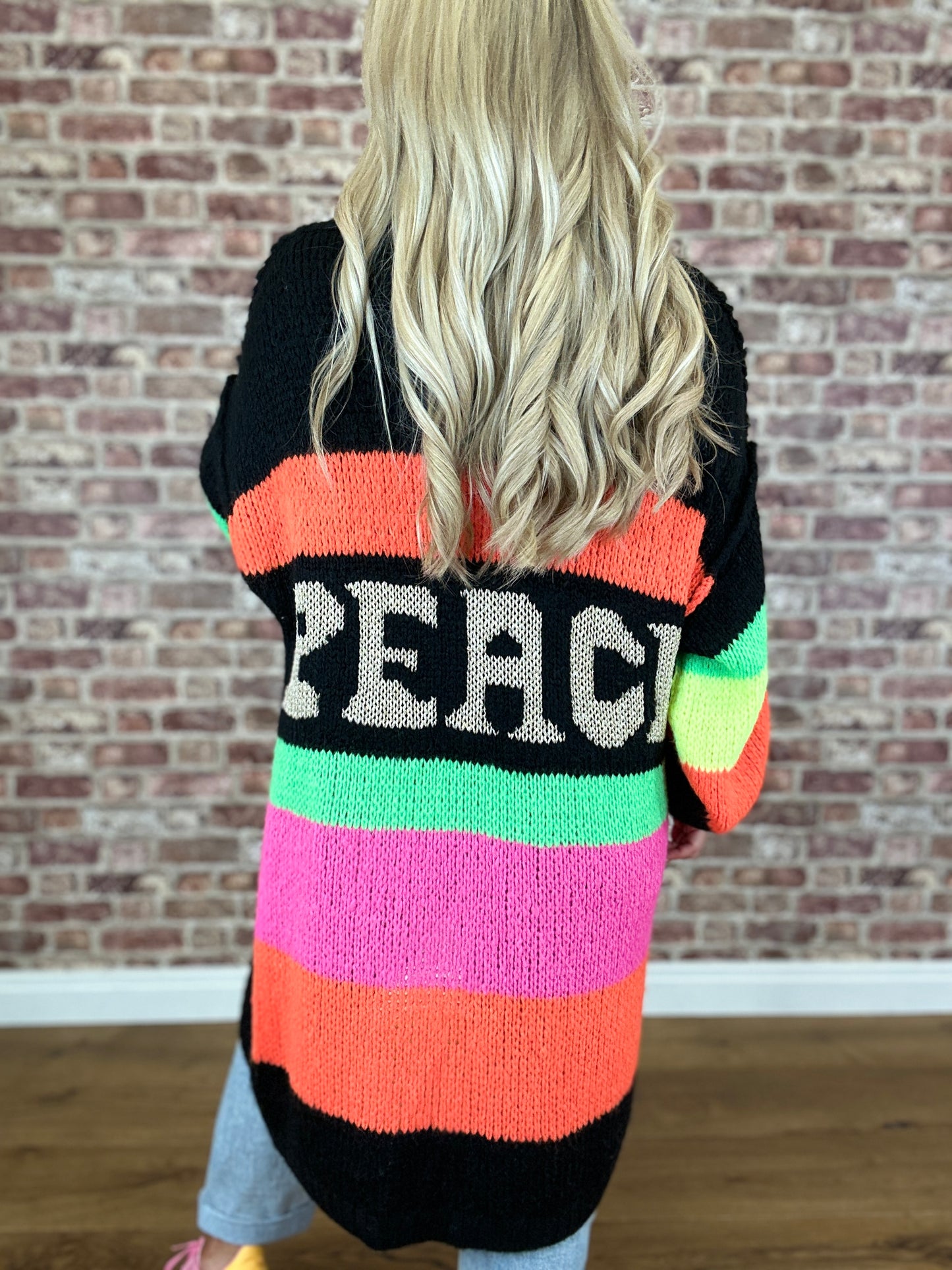 Peace Out Knit Cardigan