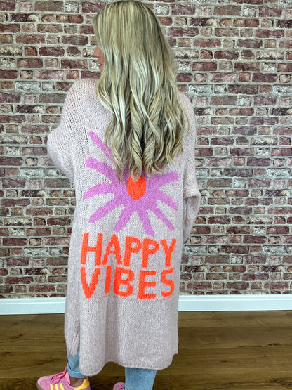 Happy Vibes Knit Cardigan